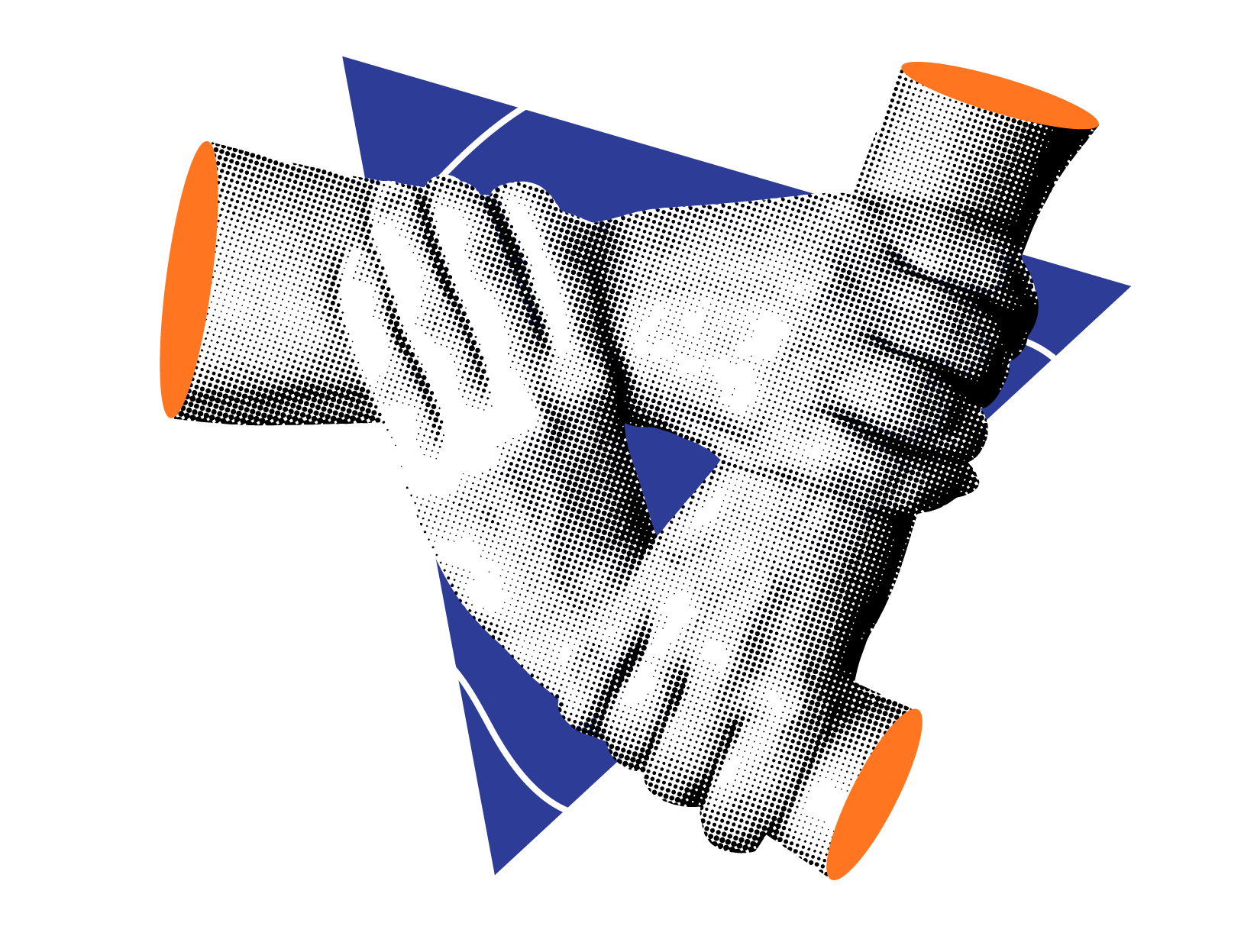 Mark In Marketing Interlocking Teamwork